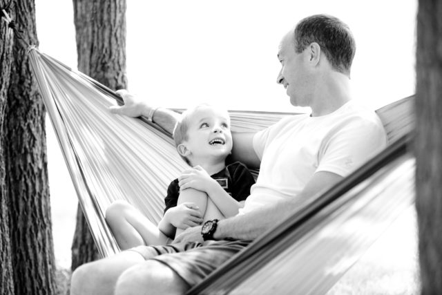 How to Become Mature, Complete, and Whole, father and son on a hammock, maturity, unity