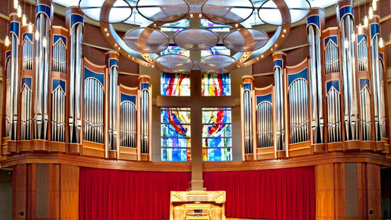 Glory of the Cross - Belin Chapel - Houston Baptist University- Smith Organ -