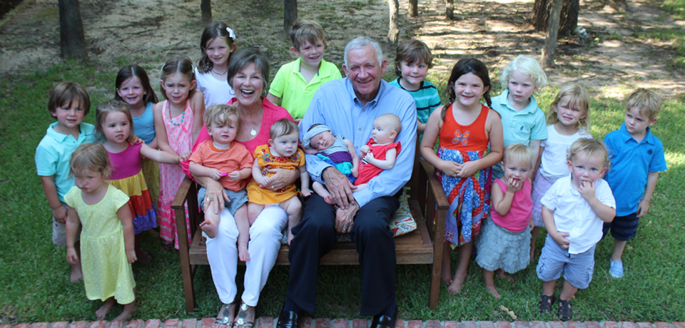 Sue and Robert Sloan with their grandchildren, grandkids teach us about fear and rejoicing- afraid