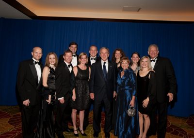 Sloan family with President George W. Bush at the HBU Spirit of Excellence Gala